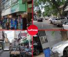 Poco a poco, las medianas (aceras) en el centro de San Pedro Sula se convierten en espacios para colocar mercadería, carros y otros enseres, pero no para la circulación de peatones.