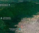 Desde Google Earth se aprecia en el lado de la montaña de Choloma una depredación inmensa en la parte alta de la cordillera.