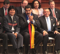Lobo, Maduro y Morales, juntos en investidura de Correa