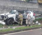 Ramón Aroldo Pineda murió esta madrugada tras un accidente vehicular en el bulevar Mackey de San Pedro Sula, zona norte de Honduras.