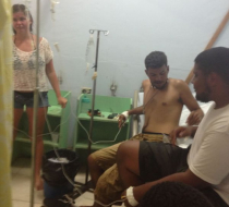 Como héroes reciben en Utila a náufragos rescatados en alta mar