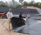 Con una inversión de 2.6 millones de lempiras, avanza la rehabilitación y acondicionamiento de reservorios de agua ubicados en comunidades productoras de los departamentos de Choluteca y El Paraíso.