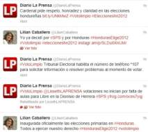 Con #Votolimpio hondureños denuncian anomalías en proceso electoral