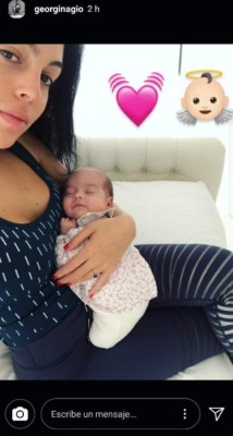 La enternecedora foto de la hija de Georgina Rodríguez y Cristiano Ronaldo