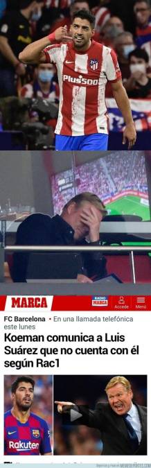 Los memes se burlan del Barcelona y Koeman tras perder ante Atlético