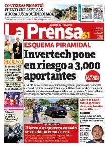 Portada de la edición impresa de Diario La Prensa de este 5 de mayo de 2026.