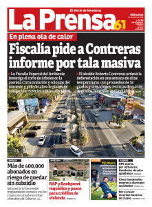 Fiscalía pide a Contreras informe por tala masiva