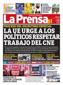 La UE urge a los políticos respetar trabajo del CNE