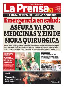 Emergencia en salud: Asfura va por medicinas y fin de mora quirúrgica