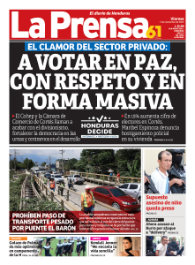 A votar en paz, con respeto y en forma masiva