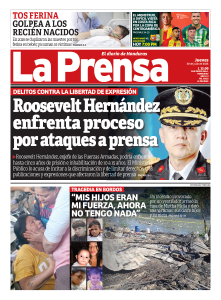 Roosevelt Hernández enfrenta proceso por ataques a prensa