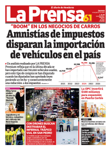 Amnistías de impuestos disparan la importación de vehículos en el país
