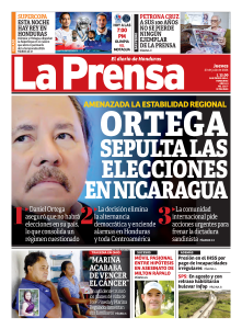 Ortega sepulta las elecciones en Nicaragua