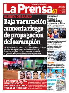 Baja vacunación aumenta riesgo de propagación del sarampión