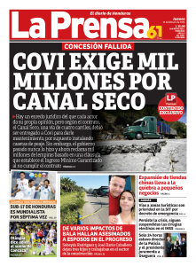 Covi exige mil millones por Canal Seco