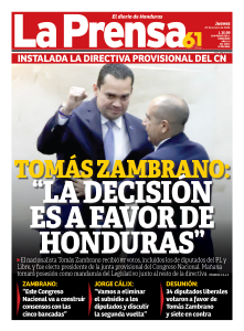 Tomás Zambrano: La decisión es a favor de Honduras