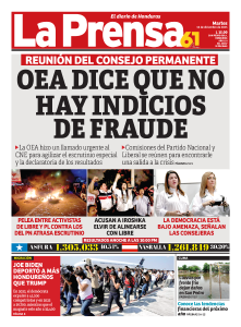 OEA dice que no hay indicios de fraude