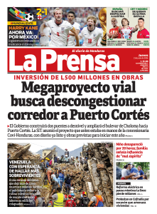 Megaproyecto vial busca descongestionar corredor a Puerto Cortés