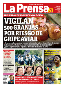 Vigilan 500 granjas por riesgo de gripe aviar