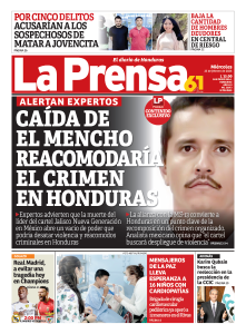 Caída de El Mencho reacomodaría el crimen en Honduras