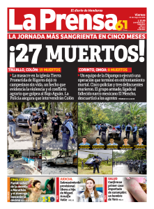 ¡27 muertos!