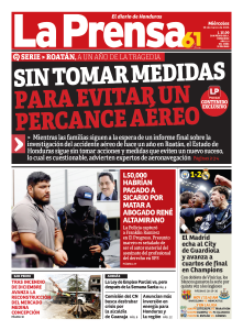 Sin tomar medidas para evitar un percance aéreo