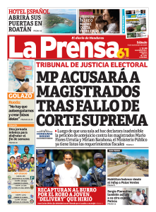 MP acusará a magistrados tras fallo de Corte Suprema