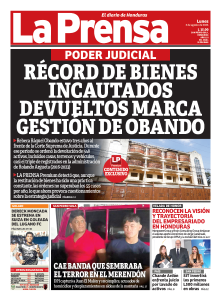 Récord de bienes incautados devueltos marca gestión de Obando