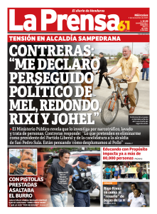 Contreras: Me declaro perseguido político de Mel, Redondo, Rixi y Johel