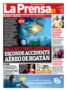 Fallas y negligencia esconde accidente aéreo de Roatán