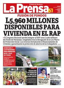L5,960 millones disponibles para vivienda en el RAP