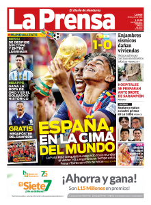 España, en la cima del mundo