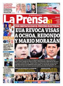 EUA revoca visas a Ochoa, Redondo y Mario Morazán