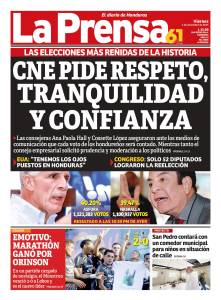 CNE pide respeto, tranquilidad y confianza