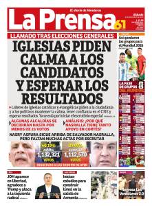 Iglesias piden calma a los candidatos y esperar los resultados