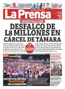 Desfalco de L8 millones en cárcel de Támara