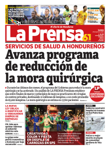 Portada de la edición impresa de DIARIO LA PRENSA de este lunes 29 de junio de 2026.