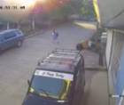 Captura de video que muestra el momento en que Patrick Sammir Girón Chávez fue secuestrado
