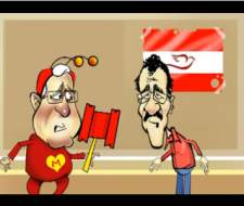 Messi, Rambo, Maradona y Gaby del Campo en el videocomic