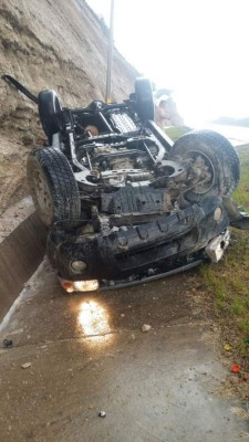 Director de la Diecp sobrevive a aparatoso accidente