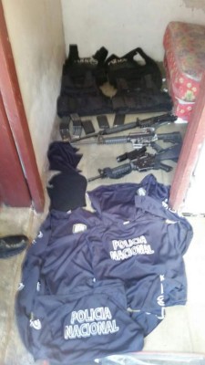 Con fusiles de alto poder apresan a seis menores en Tegucigalpa