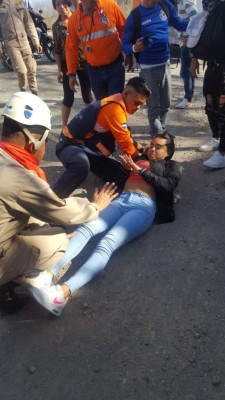 Varios heridos deja accidente en Cuesta La Moramulca, zona sur de Honduras