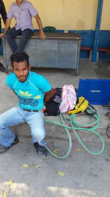 Detienen a supuesto ladrón en hospital