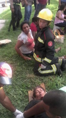 Diez pasajeros heridos deja accidente en Villanueva, Cortés