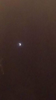 Lectores de LA PRENSA reportan como ven el eclipse lunar