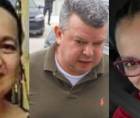 Sergio David Florentino Díaz es sindicado de matar a su primera esposa, Gina Gutiérrez, izquierda, y a su segunda esposa, Brenda Janeth Gómez Pérez.