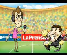 Messi, Rambo, Maradona y Gaby del Campo en el videocomic
