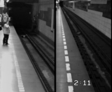 Vídeo: Mujer se salva de milagro al caer en las vías del tren