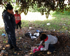 Enferma mental halla feto en basurero en El Progreso
