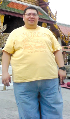 'Quebraba sillas en los restaurantes por gordo”